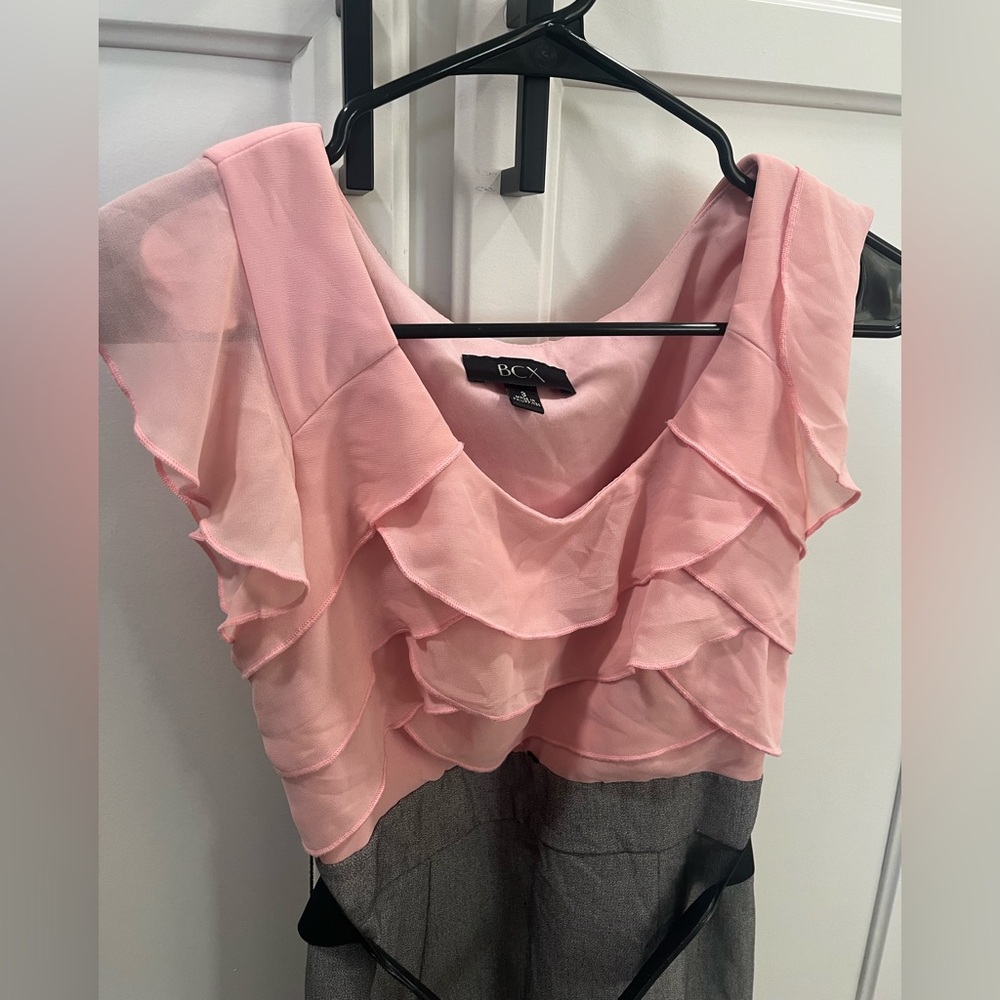 BCX Pink Ruffled Dress - Picture 3 of 7